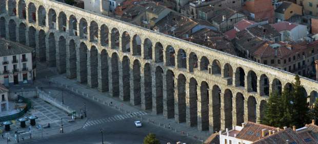 Vista del Acueducto de Segovia.